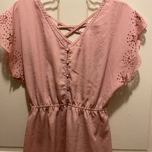 Light pink blouse